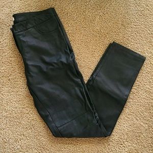 Size 4 New York & Co. Faux Leather Pants